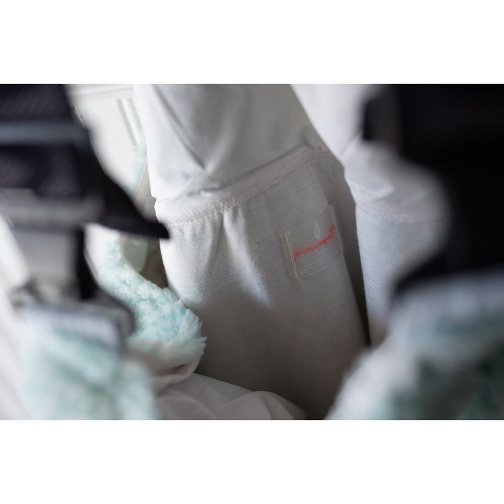 Free People Movement Hit The Slopes Salopette Fleece Overalls Mint Large - Picture 5 of 6